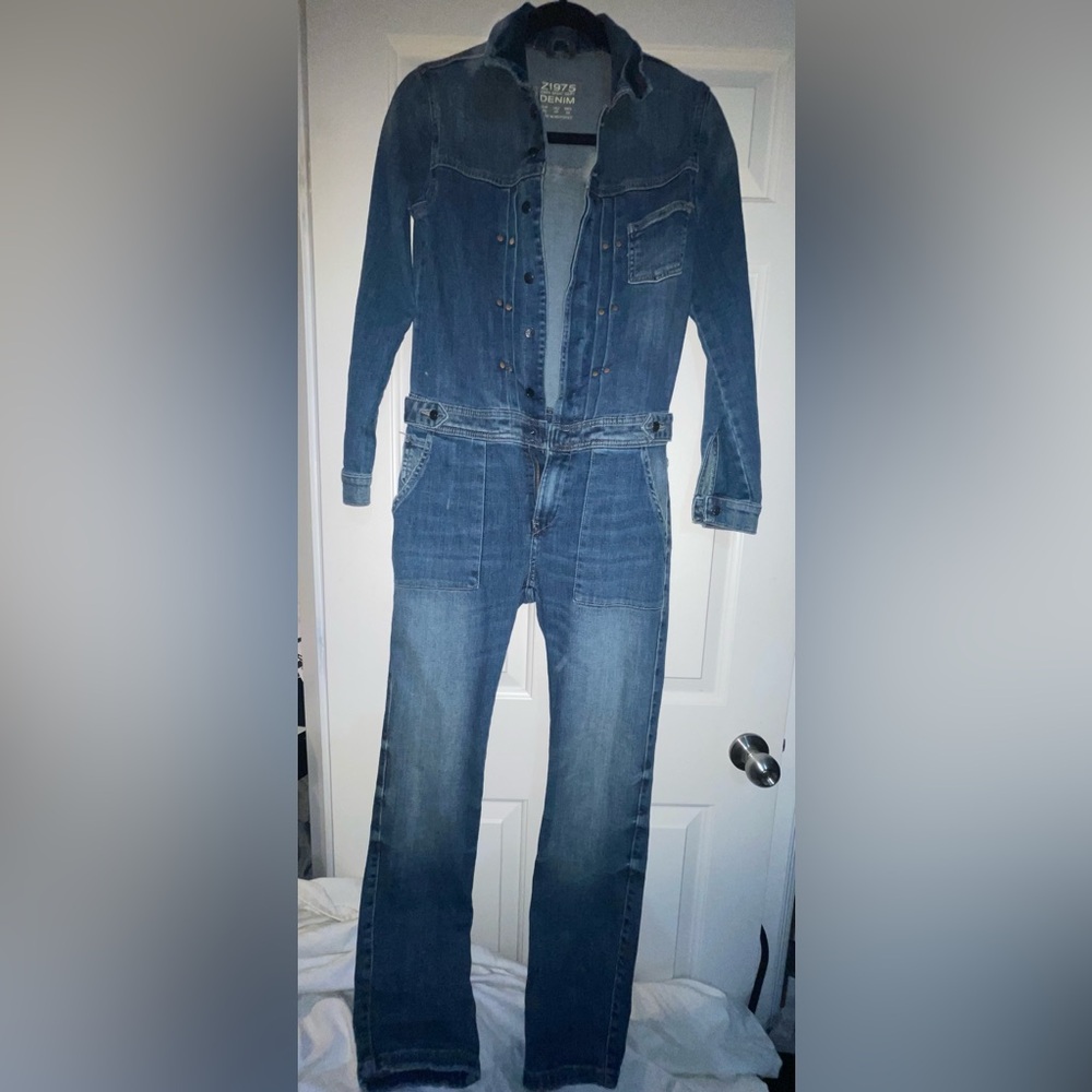 Vintage ZARA DENIM JUMPSUIT SIZE XS